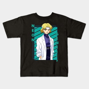 Ritsuko Akagi Neon Genesis Evangelion Shinseiki Evangerion Kids T-Shirt